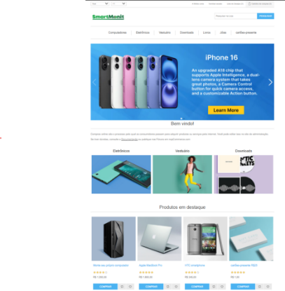 Imagem de Loja virtual nopCommerce