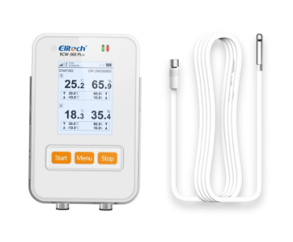 Imagem de Datalogger WIFI/4G Temperatura e Umidade Sensor Externo Com Sensor de Luz RCW-360 PLUS DC + Sensor THE